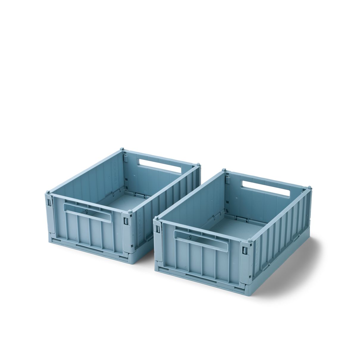 Weston Small Storage Box 2-Pack - Beach blue