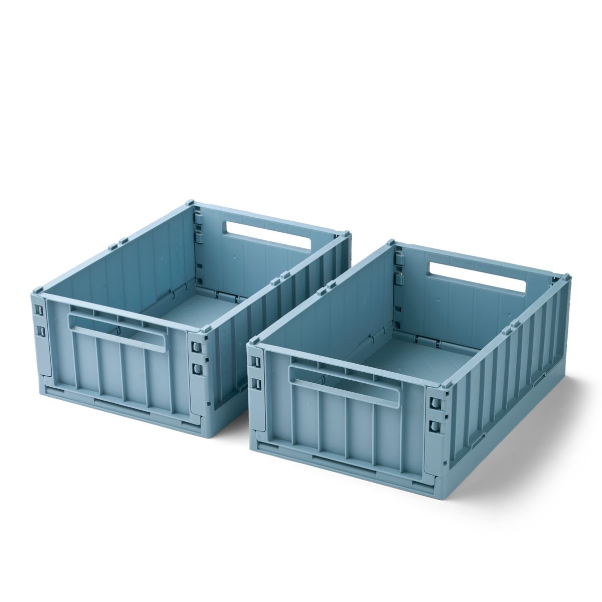 Weston Medium Storage Box 2-Pack - Beach blue