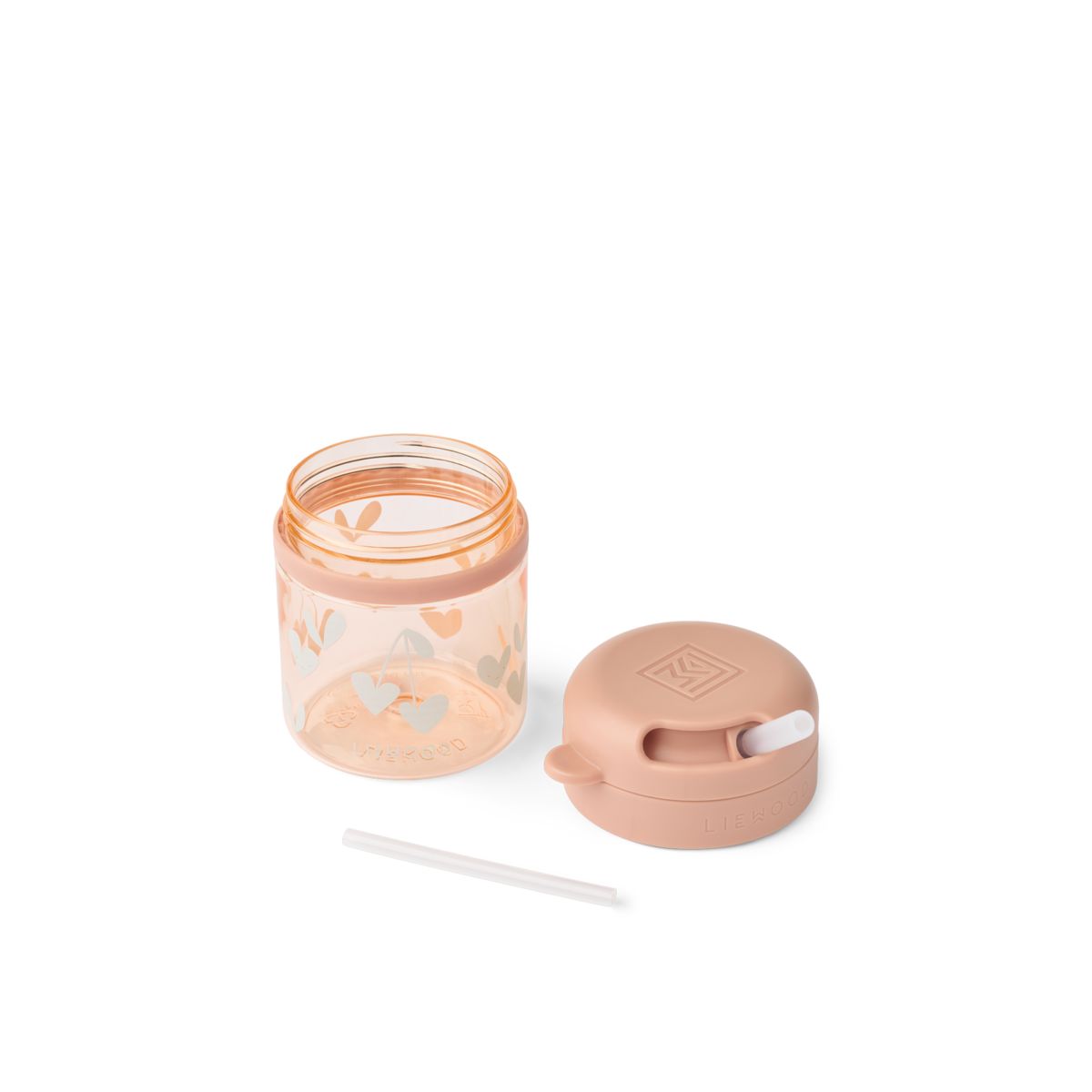 Liewood Pavia Tritan Straw Cup 280 ml - Sweethearts / Pale tuscany - CUP
