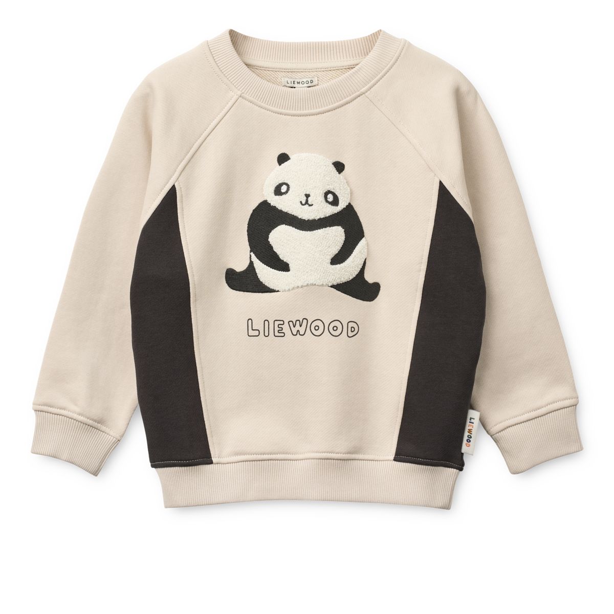Liewood Aude Sweatshirt - Panda / Sandy / dark grey - SWEATSHIRT