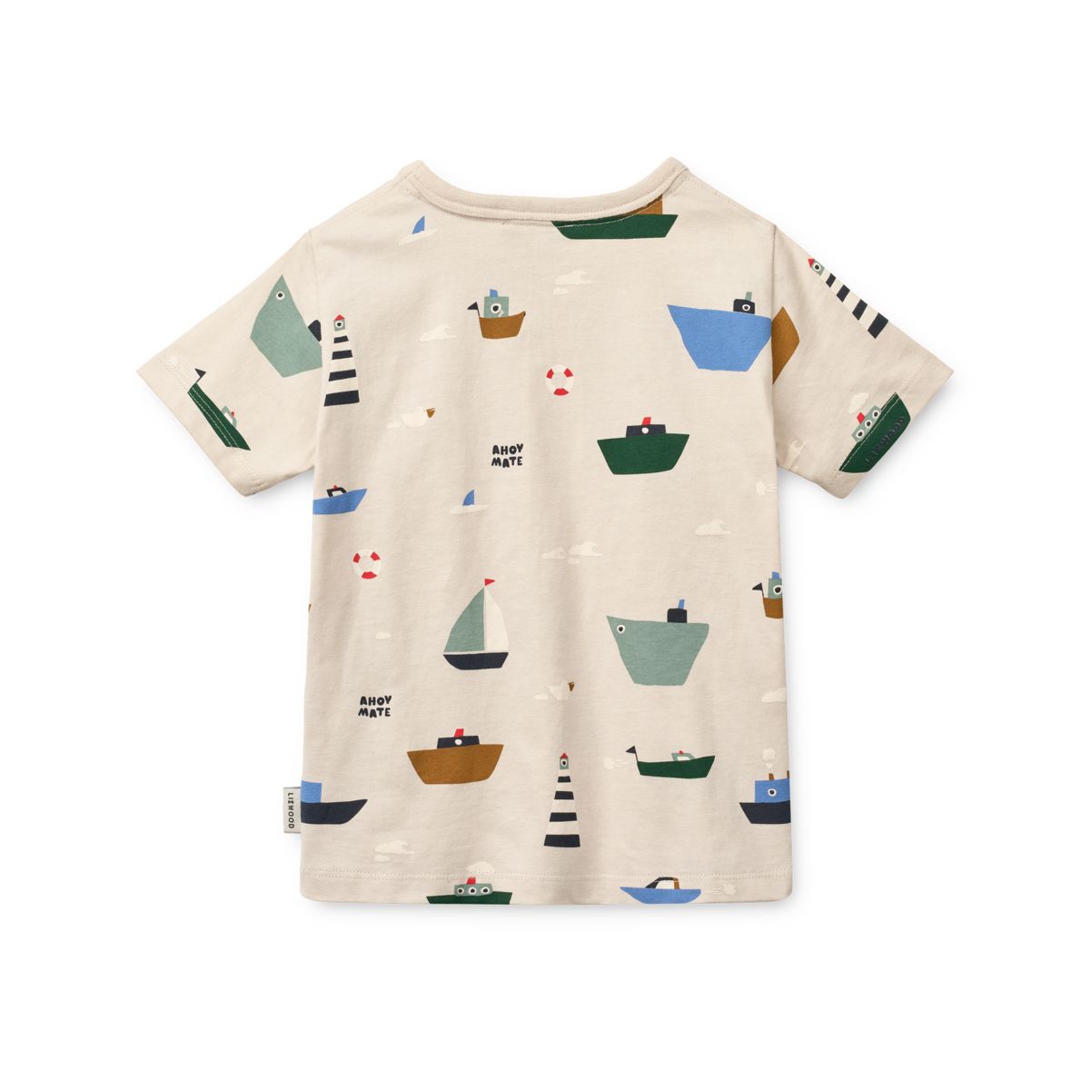 Liewood Apia Printed Short-sleeve T-shirt - Sailing / Sandy - TSHIRT