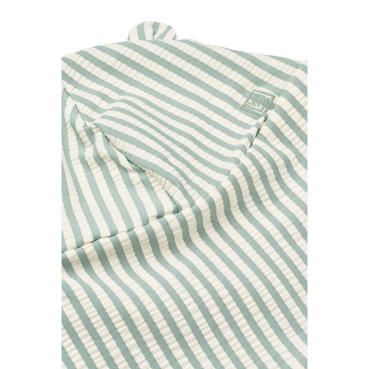 Senia seersucker swim hat - Peppermint / Sandy