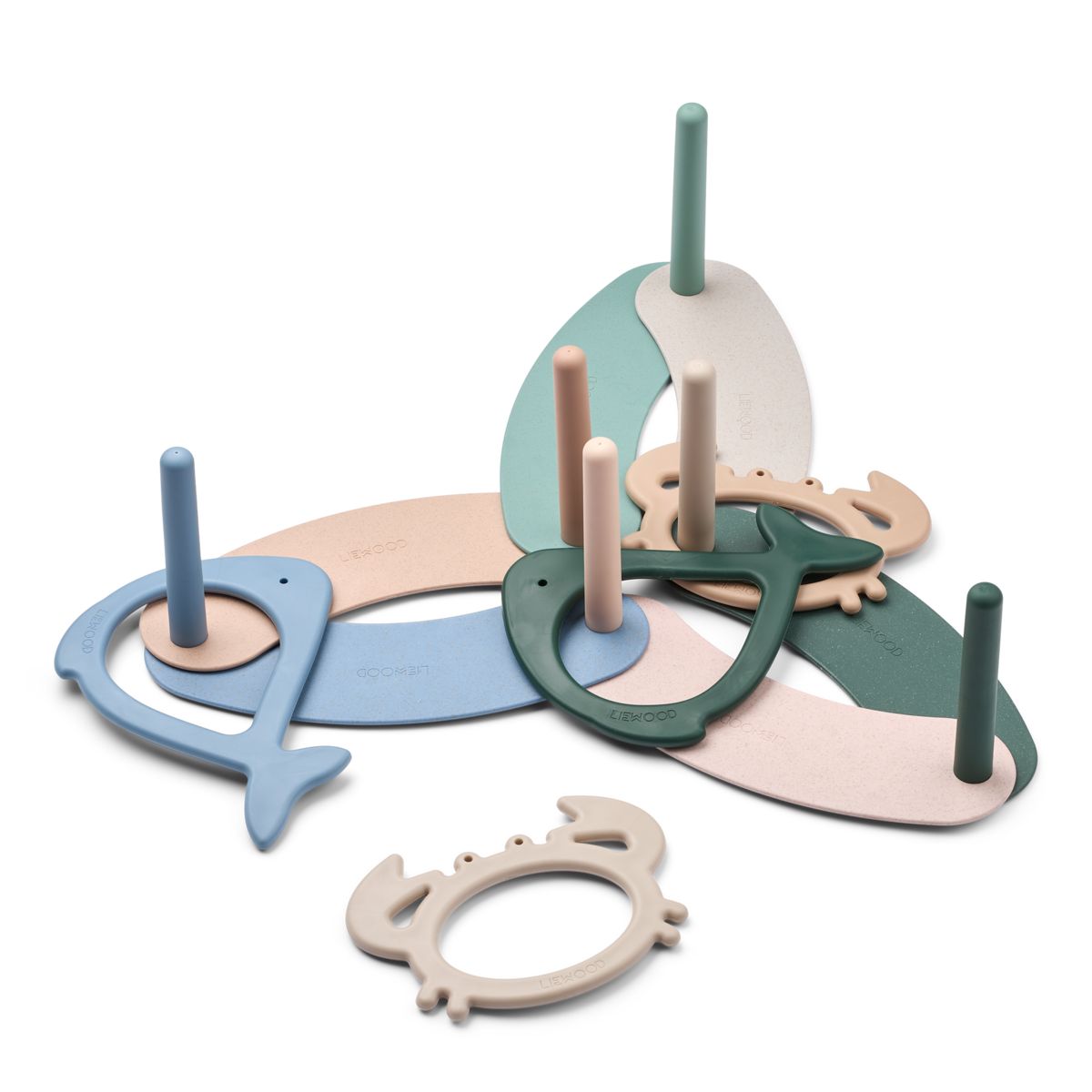 Liewood Noova Ring Toss Game - Peppermint multi mix - GARDEN GAME