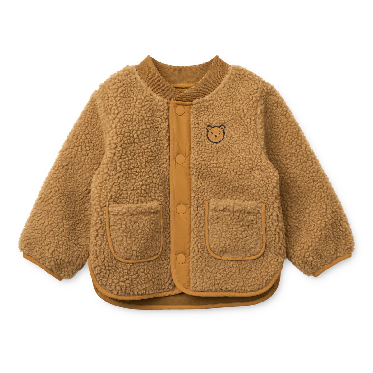 Liewood Lora Pile jacket - Golden caramel - JACKET