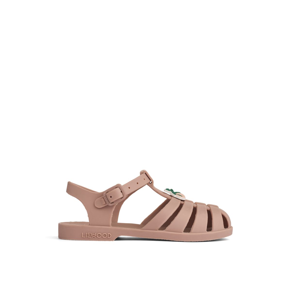 Liewood Bre Beach Sandals with Charms - Peach / Dark rose - BEACH SANDALS