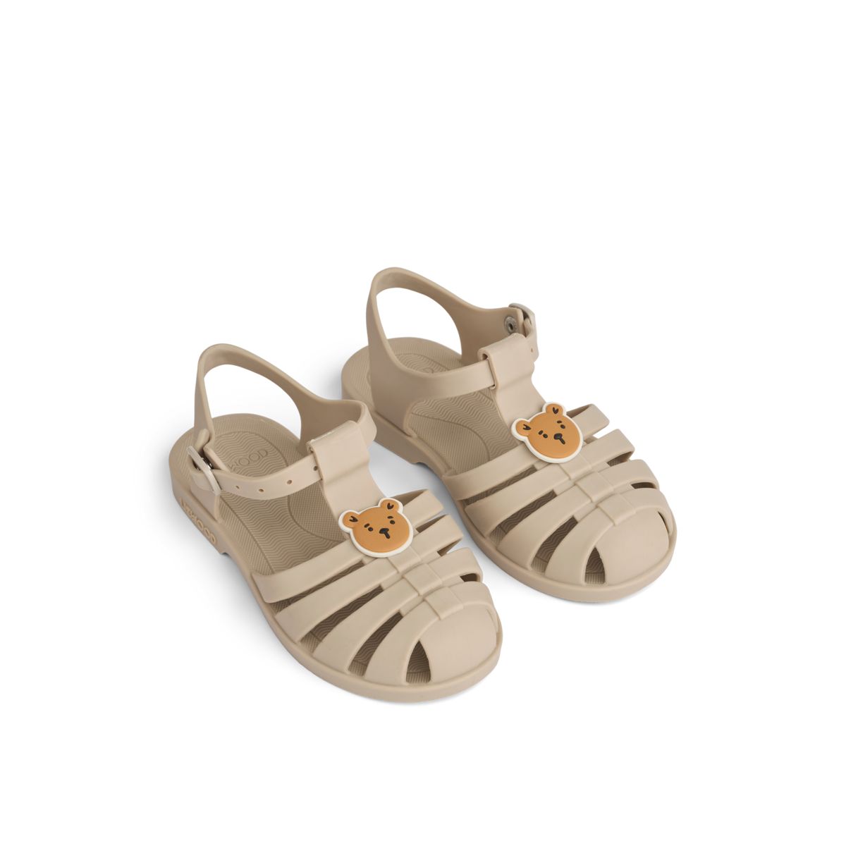 Bre Beach Sandals with Charms - Bear / sandy