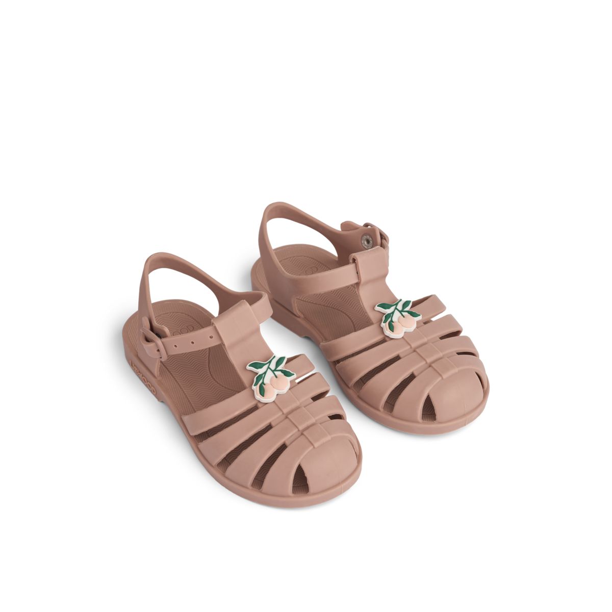 Liewood Bre Beach Sandals with Charms - Peach / Dark rose - BEACH SANDALS