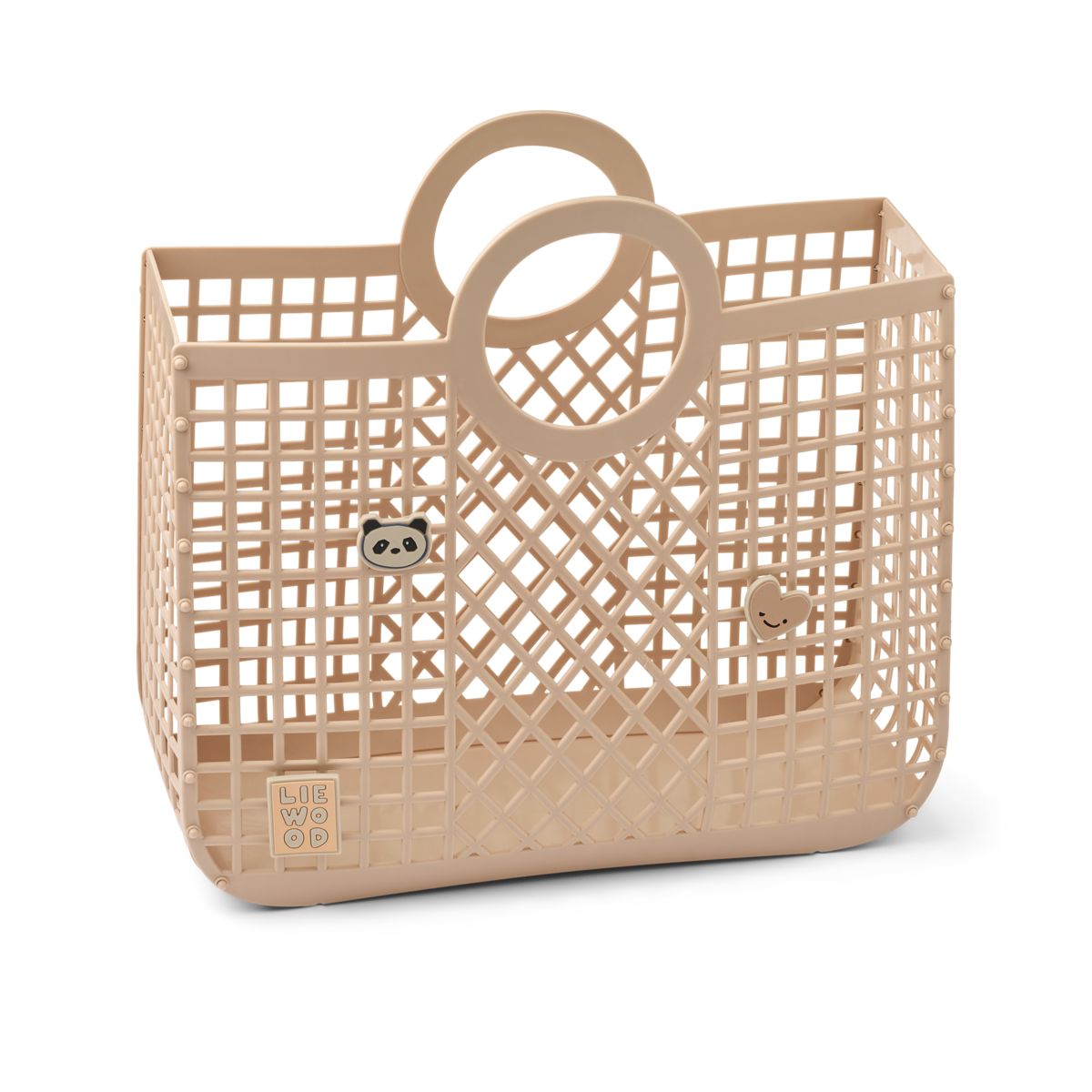 Liewood Bloom Basket with Charms - Rose - BASKET BAG