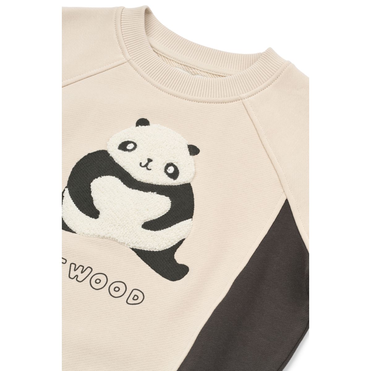 Liewood Aude Sweatshirt - Panda / Sandy / dark grey - SWEATSHIRT