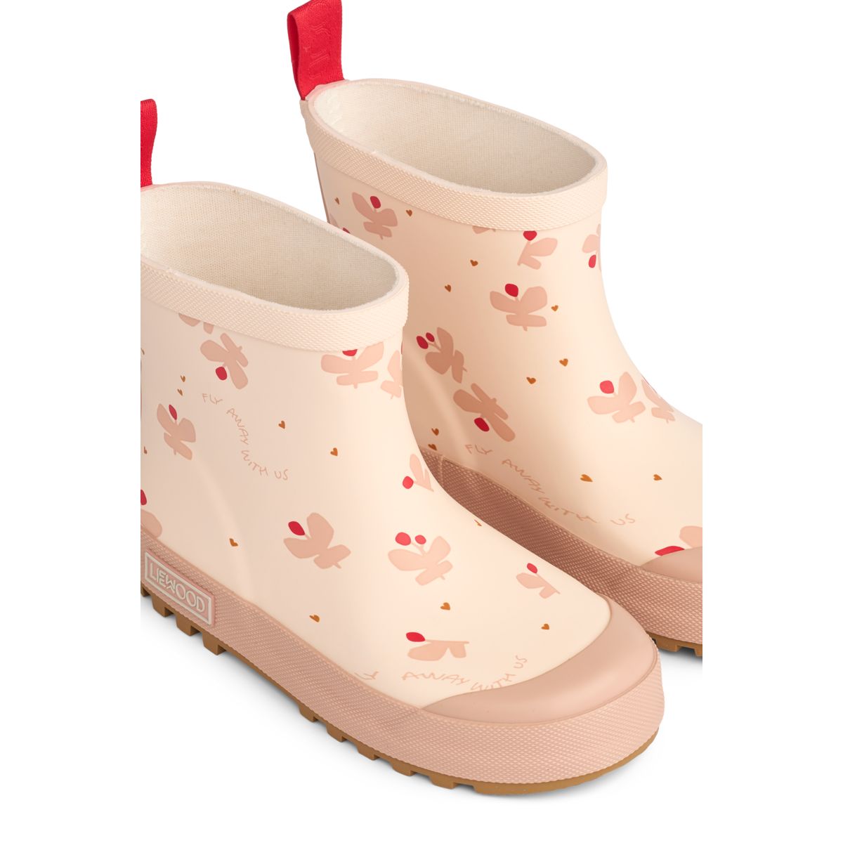 Liewood Tekla short rain boots - Mini Butterfly / Apple blossom - RUBBER BOOTS