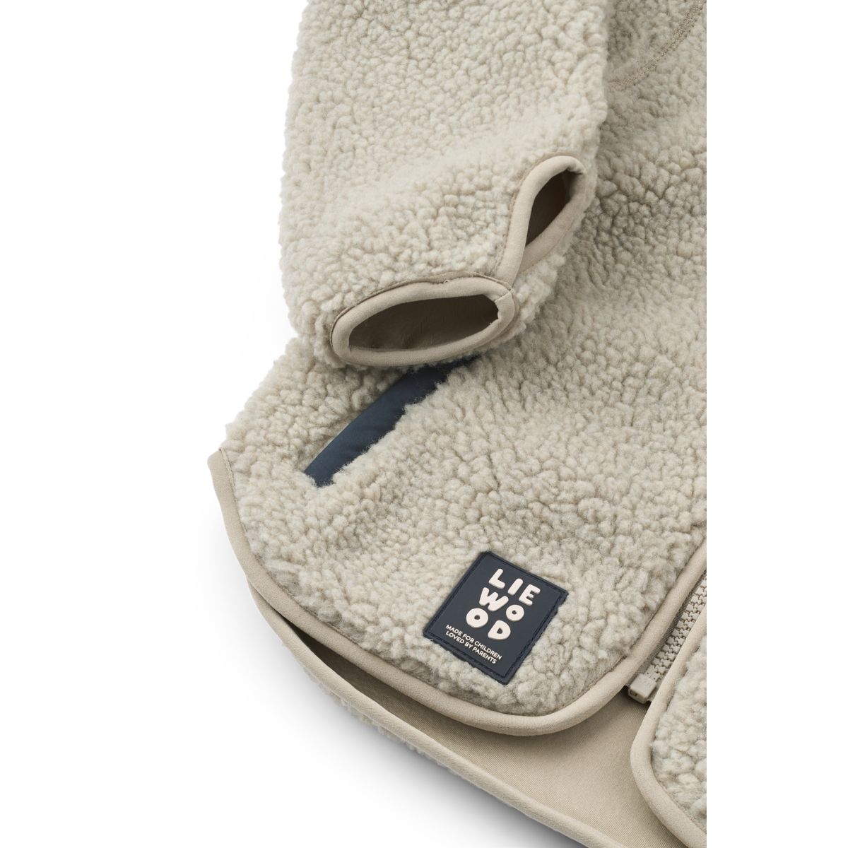 Liewood Nolan Pile Jacket - Mist - JACKET