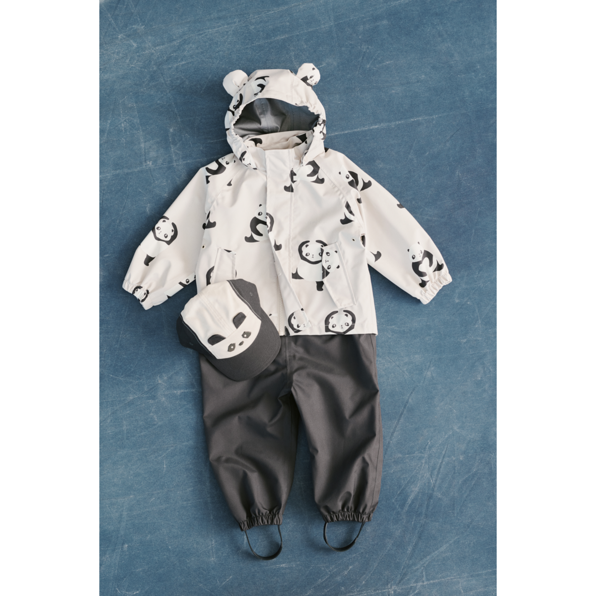 Liewood Rory Panda Cap - Sandy / Dark grey - HATS/CAP