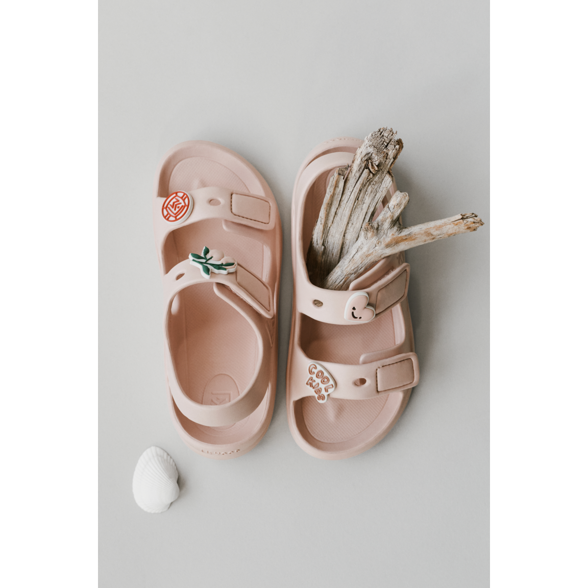 Liewood Lilo Sandals with Charms - Sorbet rose - SANDALS