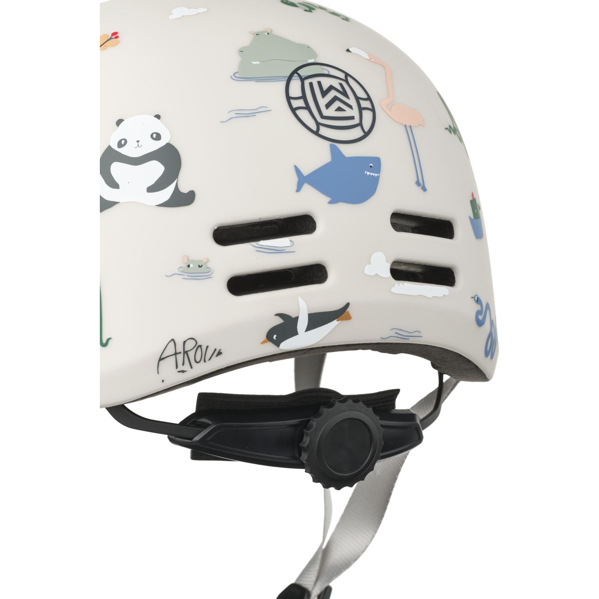 Liewood Milly Bike Helmet - Around the world / Sandy - BIKE ACCESSORIES