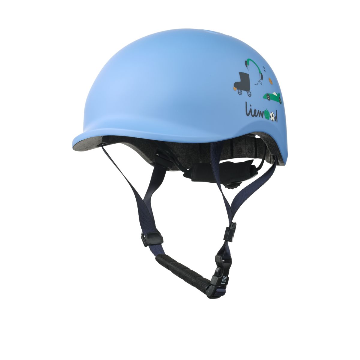 Liewood Milly Bike Helmet - Fun / Beach blue - BIKE ACCESSORIES