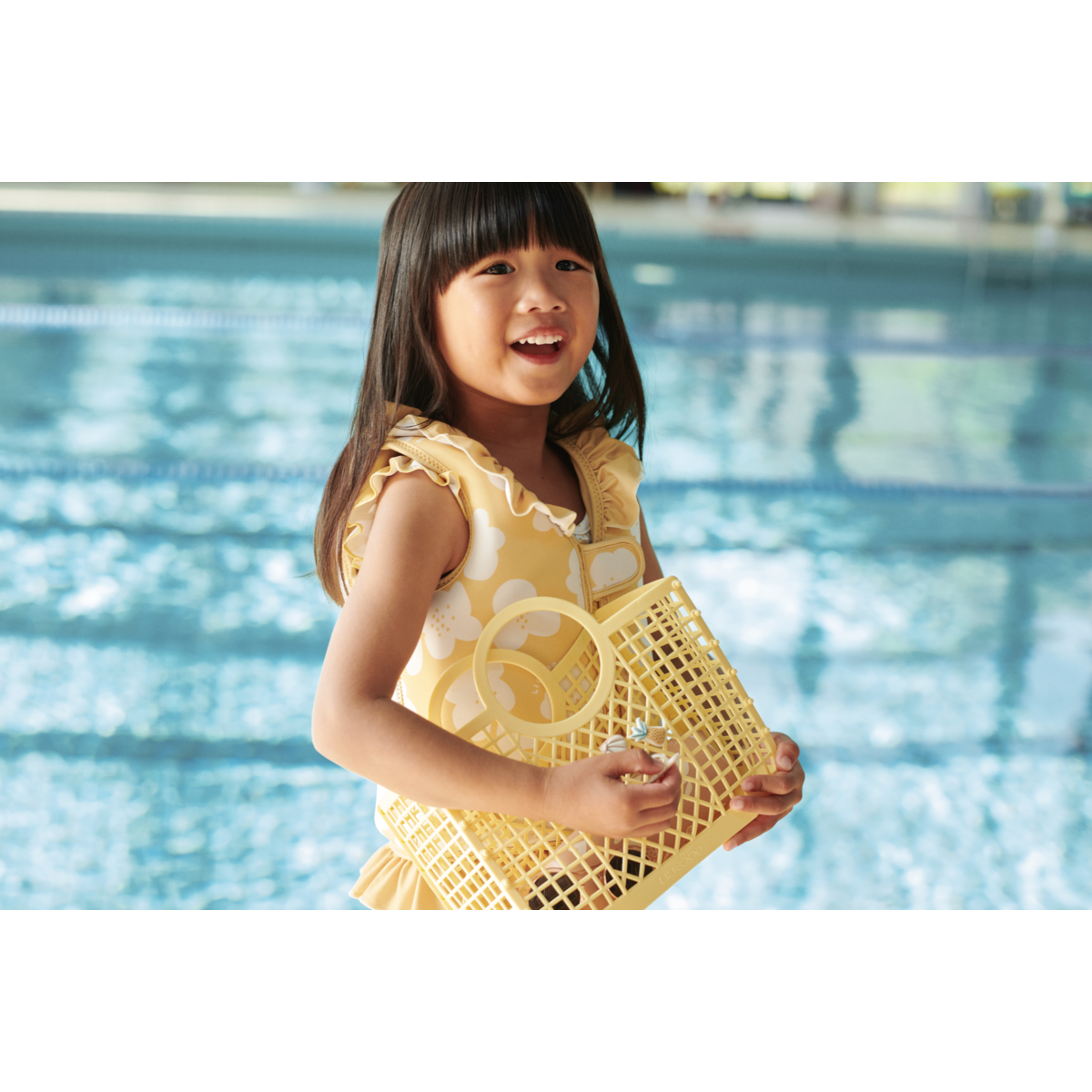 Liewood Samantha Basket with Charms - Lemonade - BASKET BAG