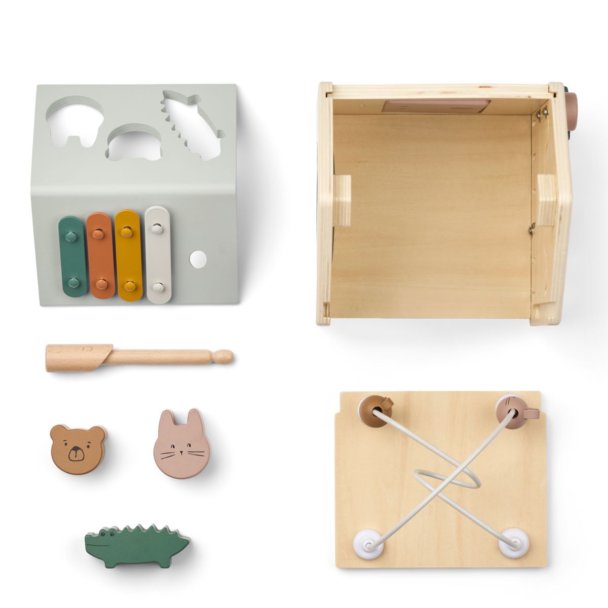 Liewood Lucas Activity Cube - Tuscany rose multi mix - ACTIVITY TOY