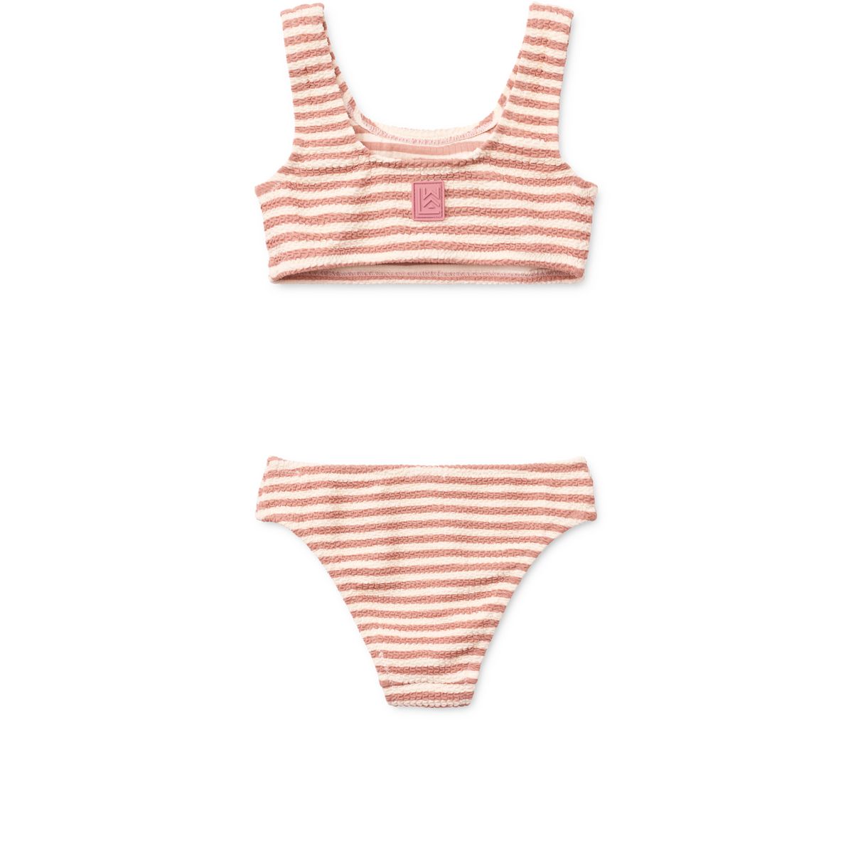 Bello Striped Bikini - Coral blush / Creme de la creme