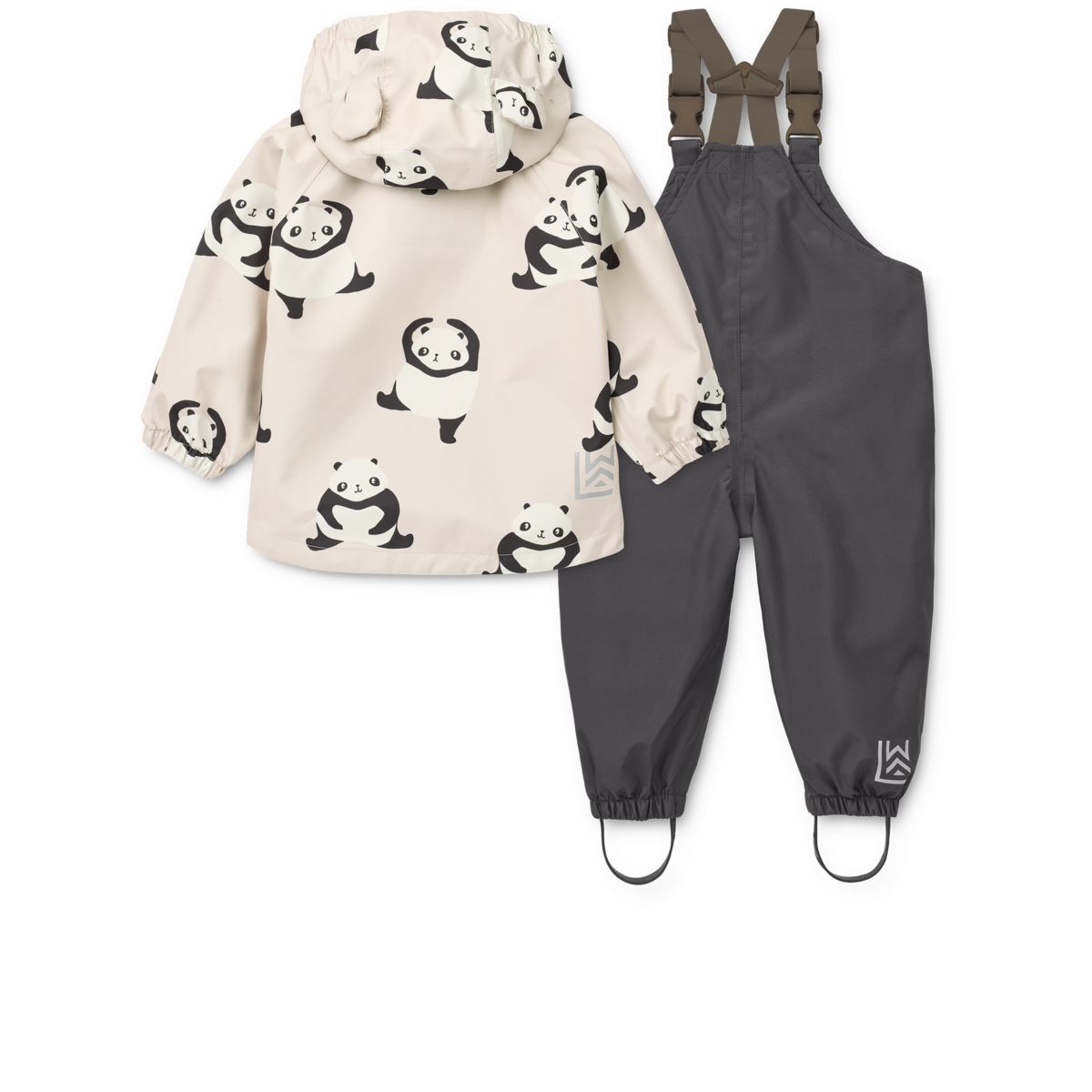 Liewood MANU Toddler Rainwear Set - Panda / Sandy - SET