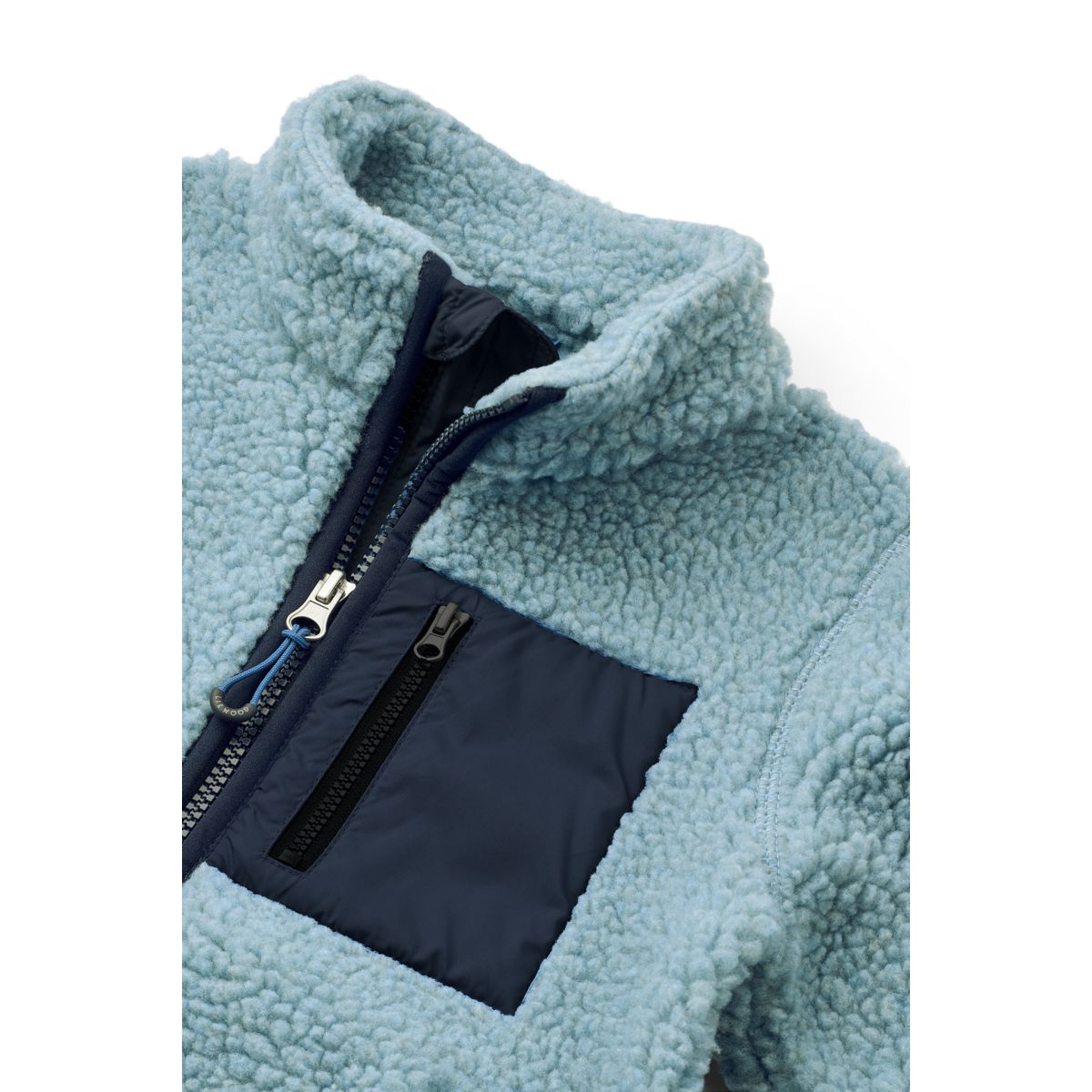 Liewood Nolan Pile Jacket - Beach blue - JACKET