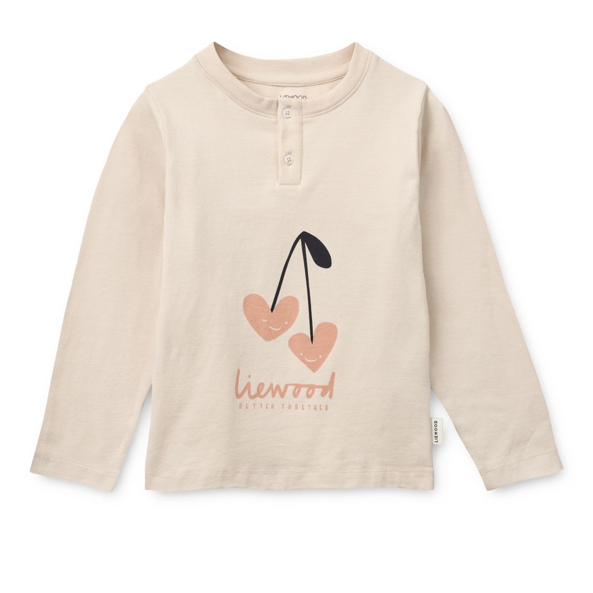 Liewood Wilhelm Printed Pyjamas Set - Heart / Sweetheart / Pale tuscany / mix - PYJAMAS SET