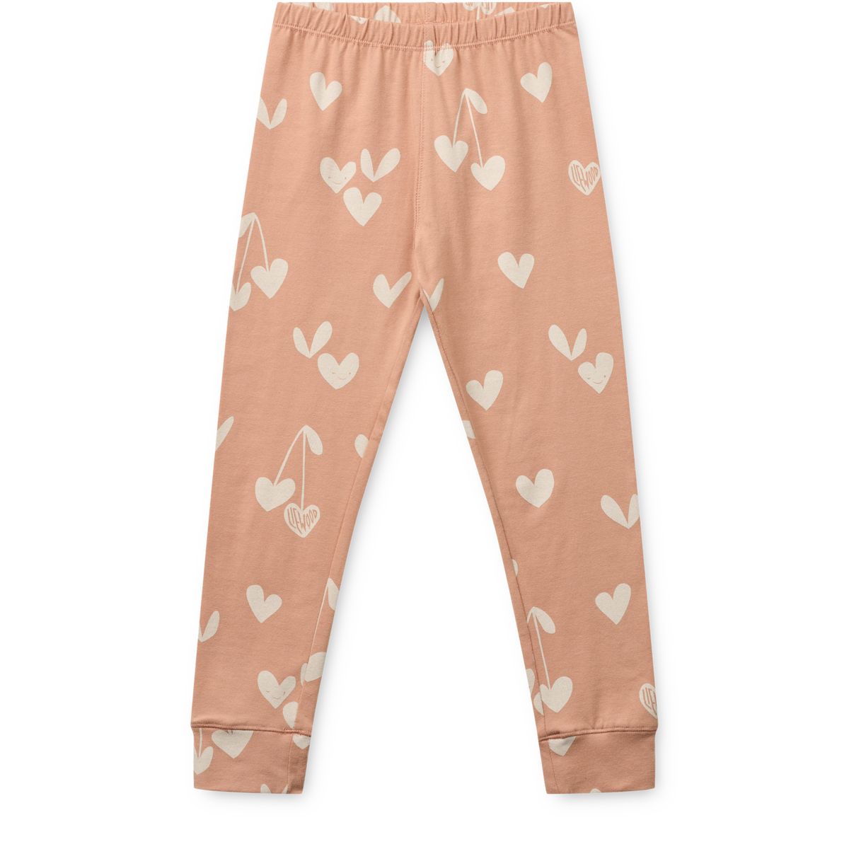 Wilhelm Printed Pyjamas Set - Heart / Sweetheart / Pale tuscany / mix