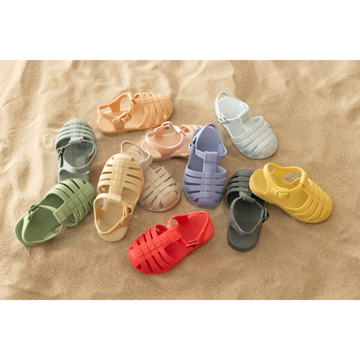 Liewood Bre Beach Sandals - Whale blue - BEACH SANDALS
