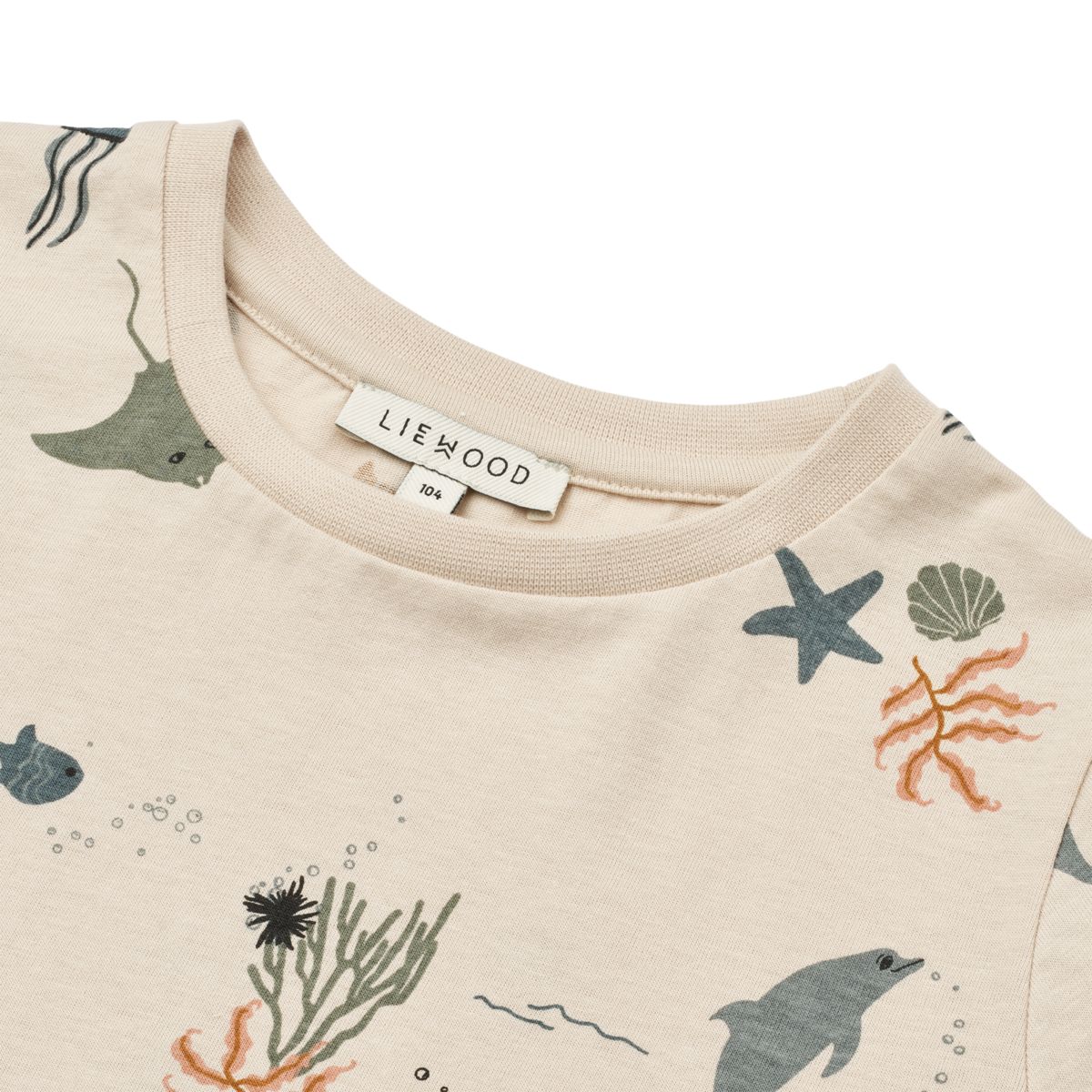 Liewood Apia Print T-shirt - Sea creature / Sandy - TSHIRT