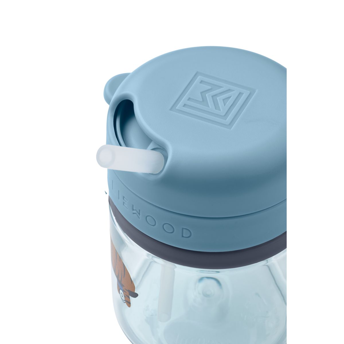 Liewood Pavia Tritan Straw Cup 280 ml - Fun / Beach blue - CUP