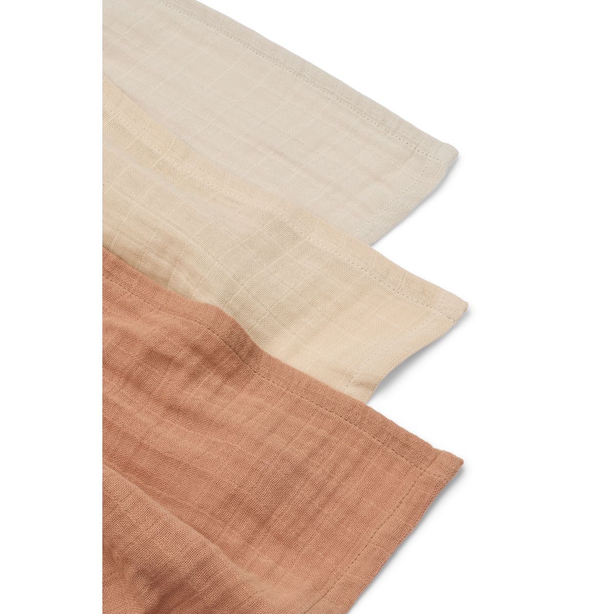 Liewood Lewis Muslin Cloth 3-pack - Tuscany rose mix - MUSLIN CLOTH