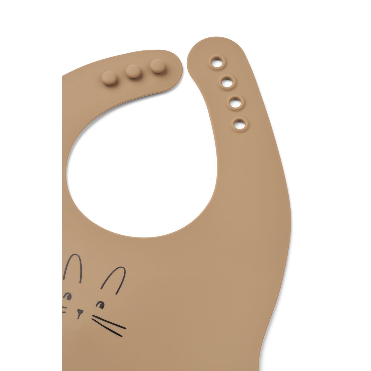 Liewood EMBER Printed Bib 2-pack - Rabbit Sandy / Oat - BIB