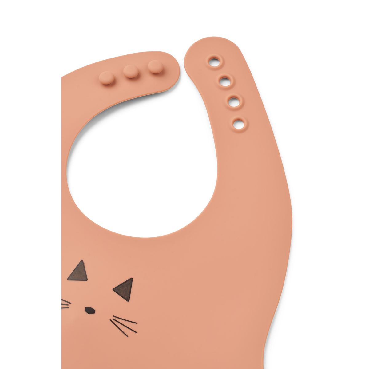 Liewood EMBER Printed Bib 2-pack - Cat Appleblossom / Tuscany rose - BIB
