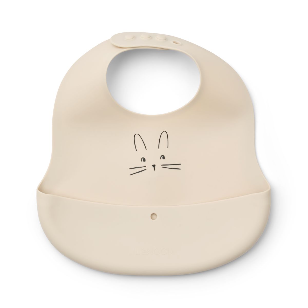 Liewood Ember Printed Bib 2-pack - Rabbit Sandy / Oat - BIB
