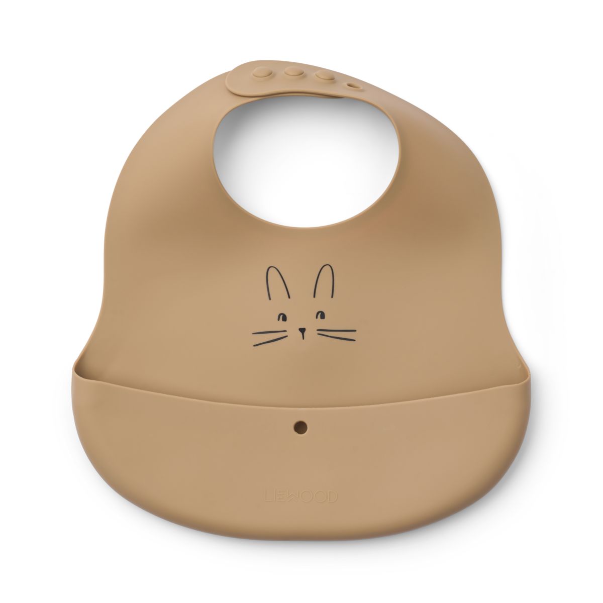 Liewood Ember Printed Bib 2-pack - Rabbit Sandy / Oat - BIB