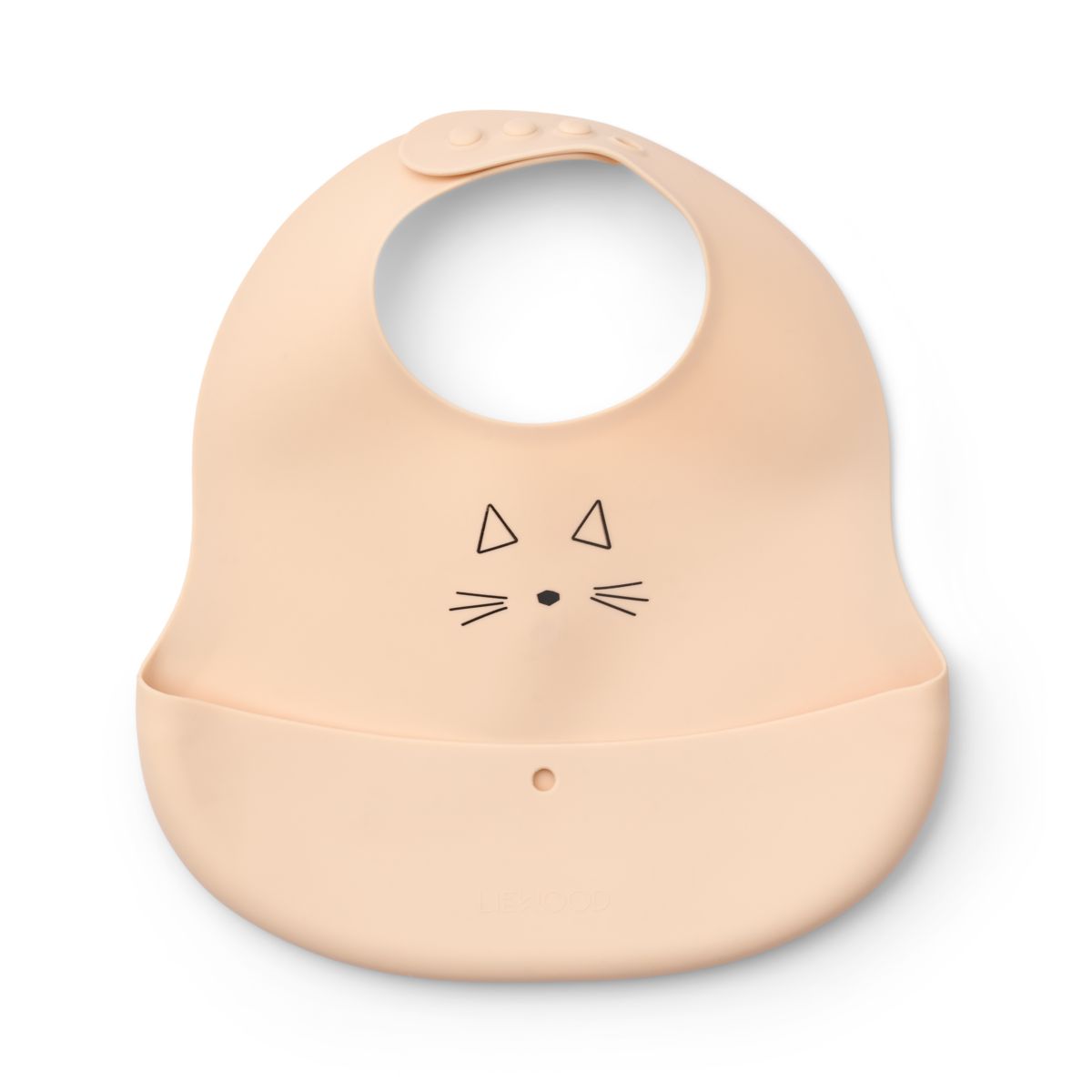 Liewood EMBER Printed Bib 2-pack - Cat Appleblossom / Tuscany rose - BIB