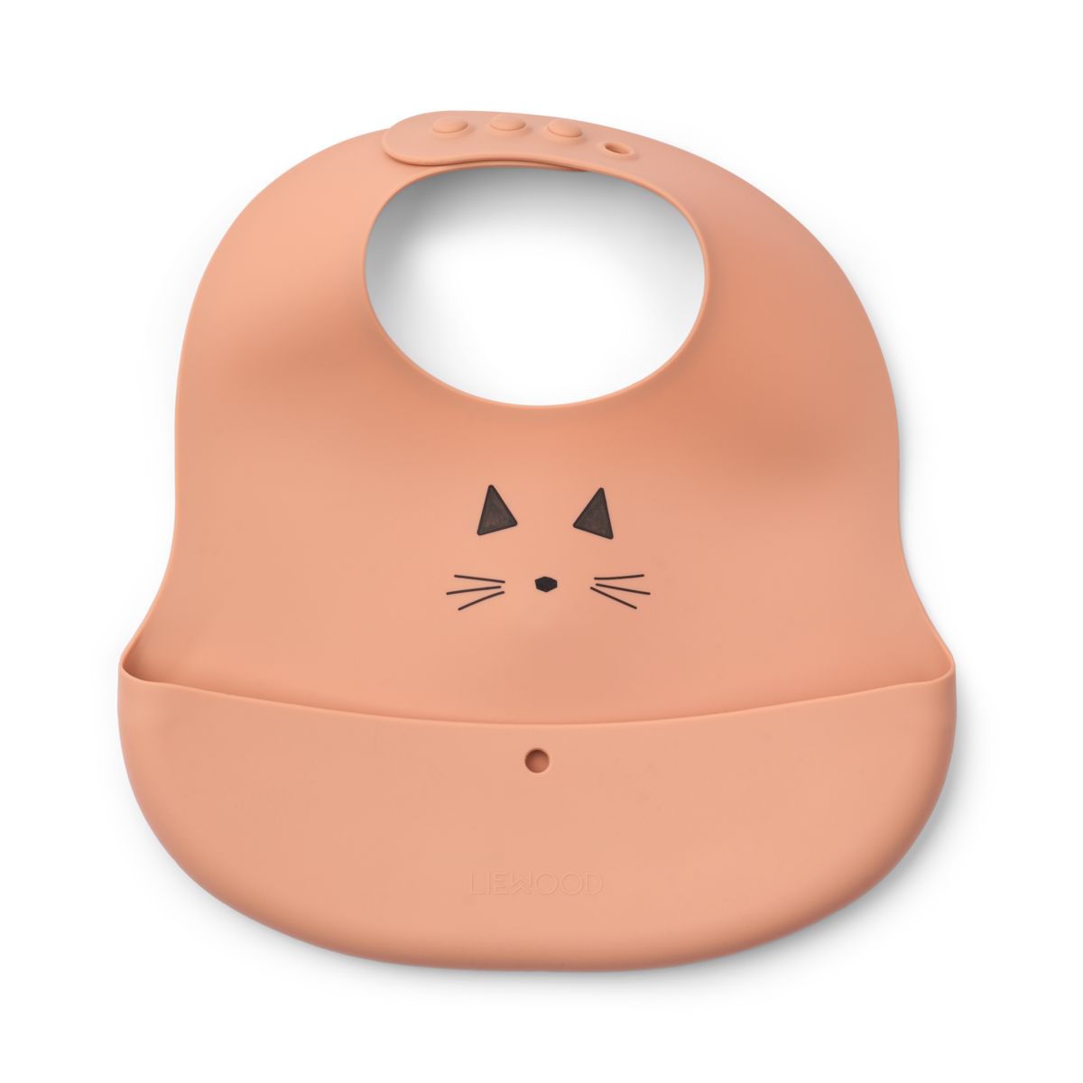 Liewood EMBER Printed Bib 2-pack - Cat Appleblossom / Tuscany rose - BIB