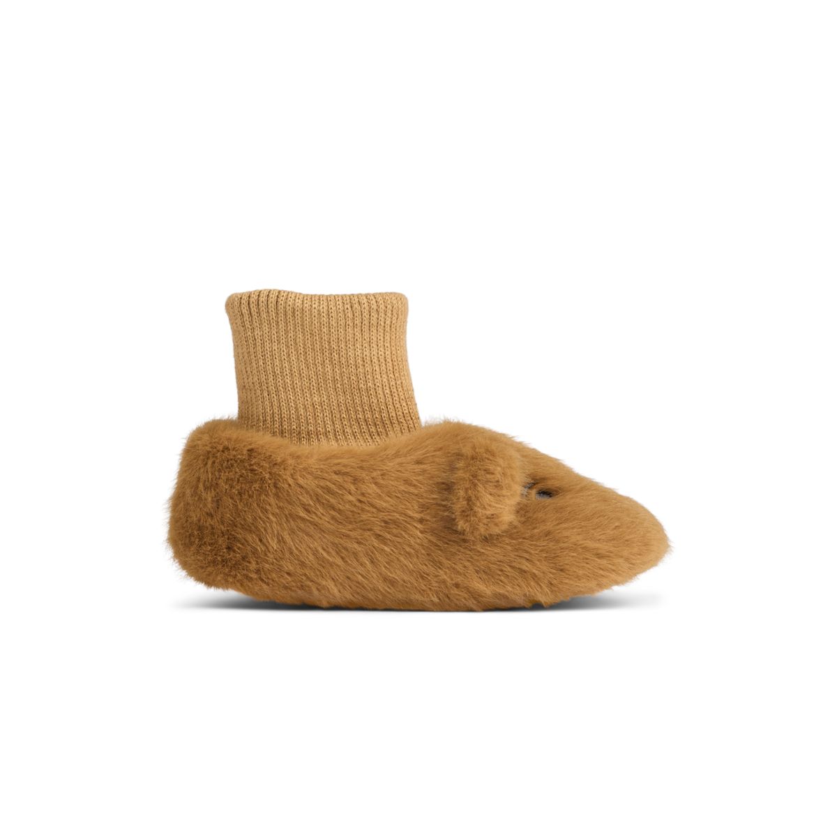 Liewood Beth Bear Plush Slippers - Golden caramel - INDOOR SLIPPERS
