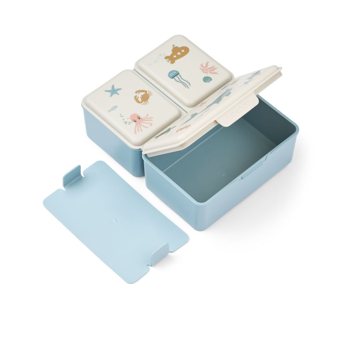 Liewood Driss Lunchbox - Sea creature / Sandy - LUNCHBOX