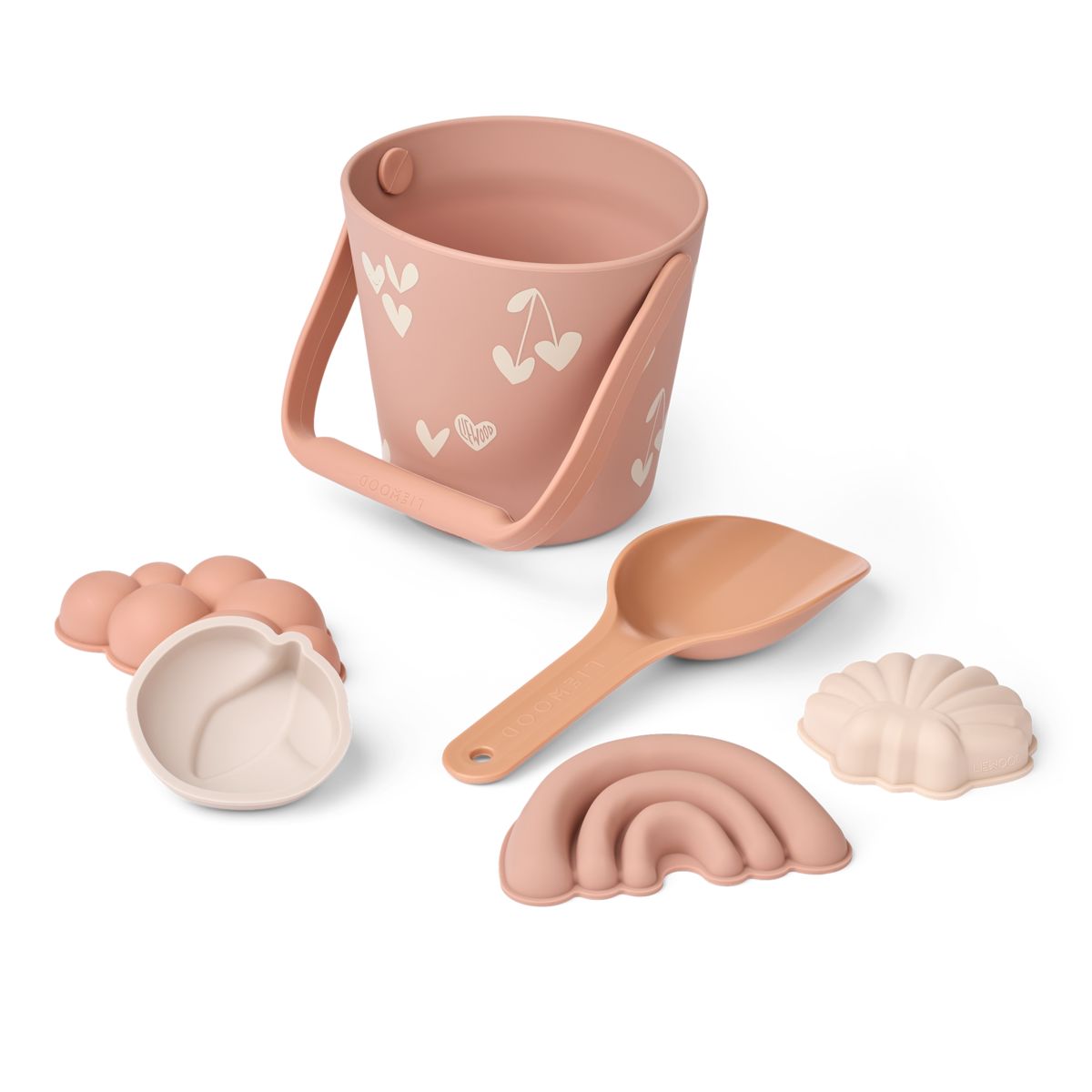 Liewood Gilma Sweethearts Beach Set - Sweethearts / Pale tuscany - SAND TOYS
