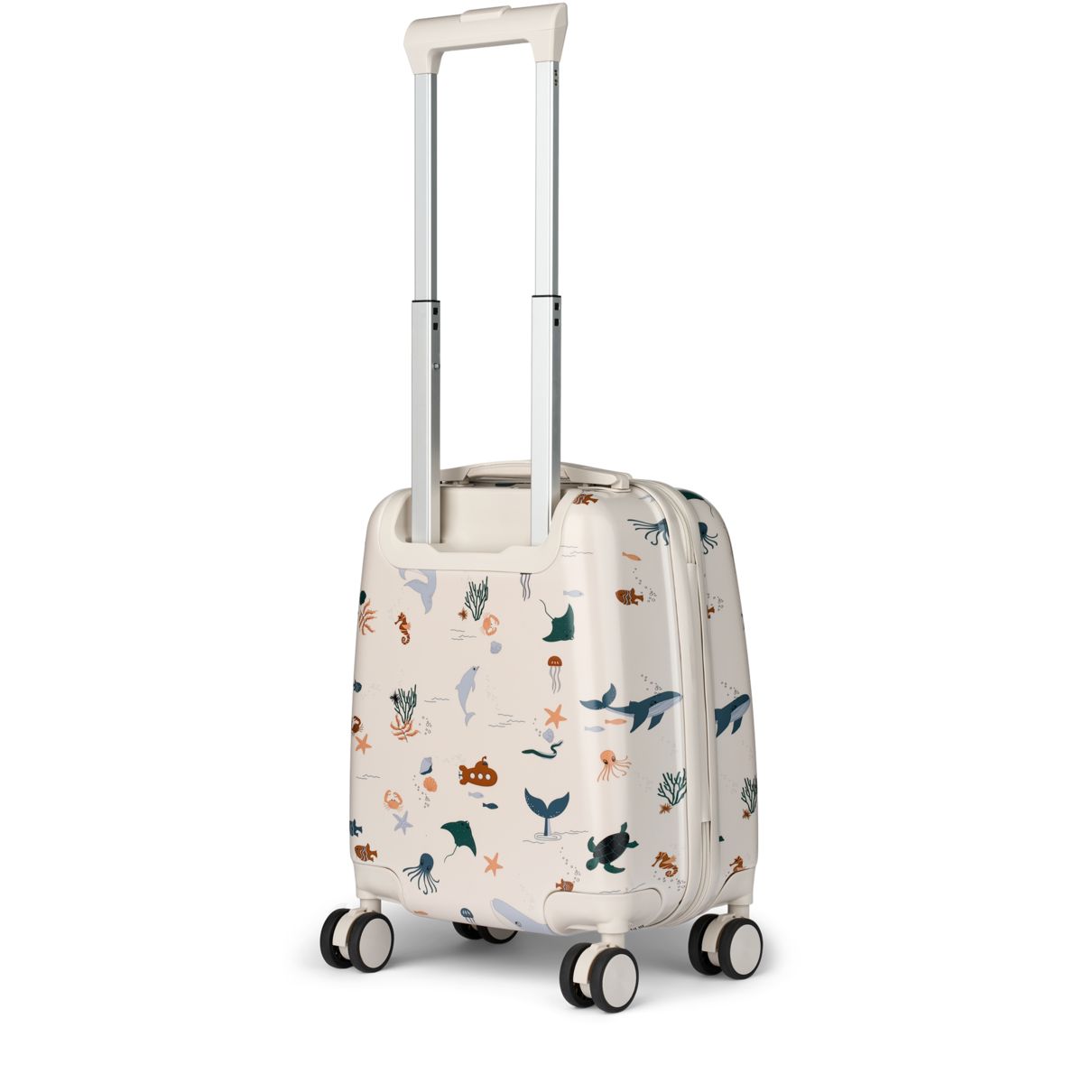 Liewood Norelle Hardcase Suitcase - Sea creature / Sandy - TRAVELBAG