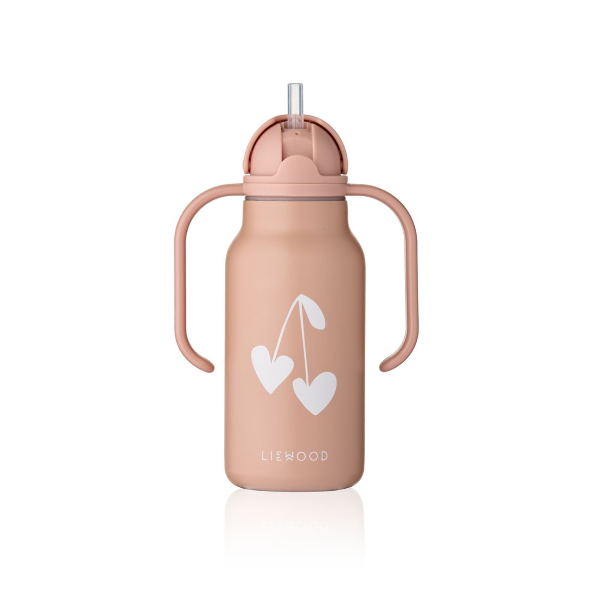 Liewood Kimmie Steel Water Bottle 250 Ml - Sweethearts / Pale tuscany - WATER BOTTLE