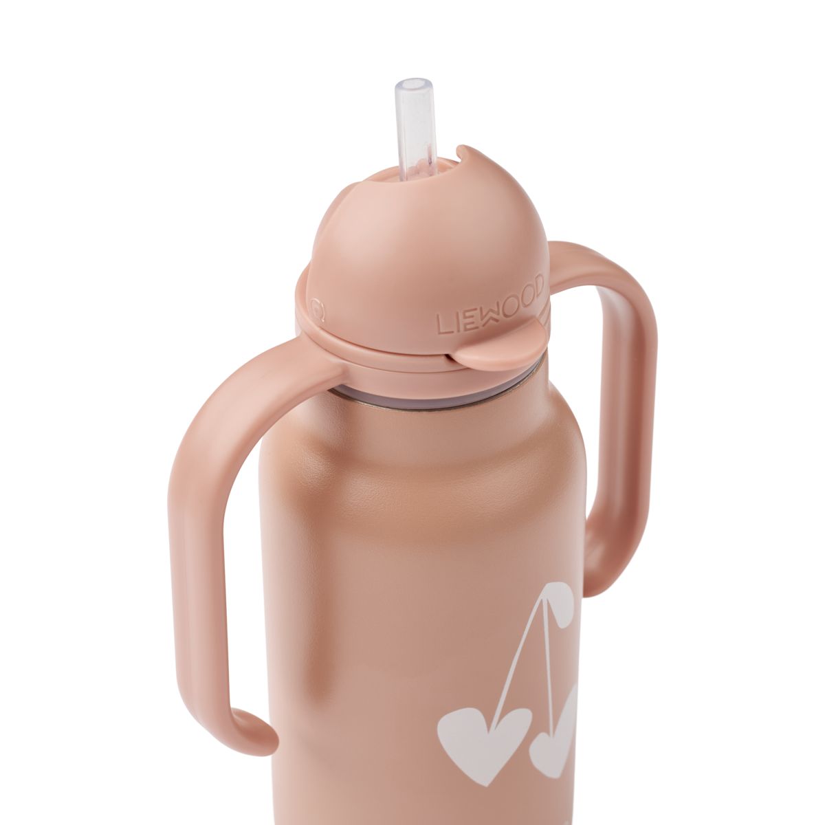 Liewood KIMMIE Steel Water Bottle 250 Ml - Sweethearts / Pale tuscany - WATER BOTTLE