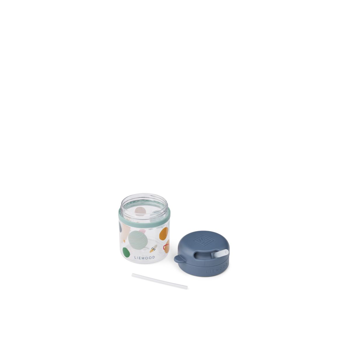 Liewood Pavia Tritan Straw Cup 280 ml - Universe / Classic navy - CUP
