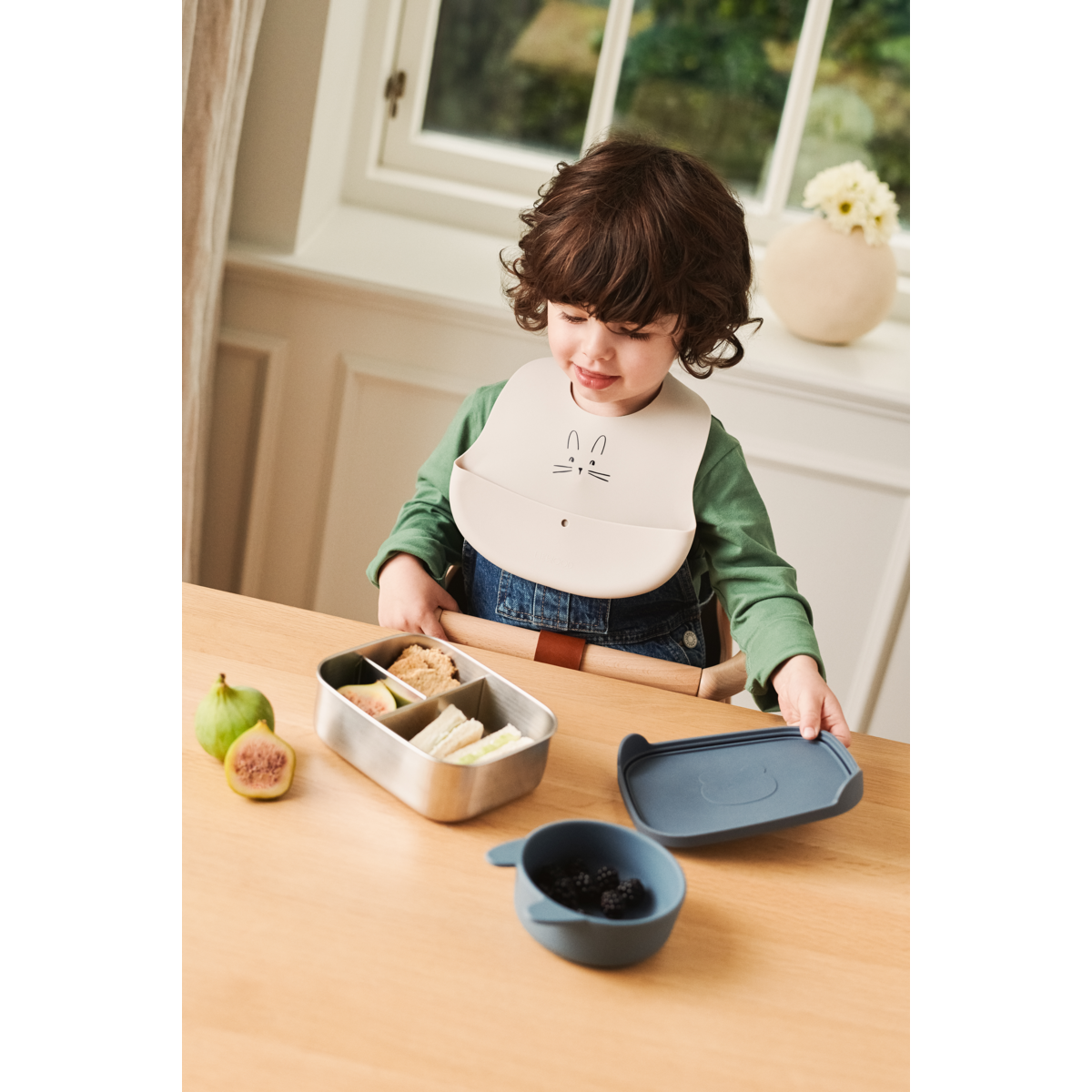 Liewood Arthur Lunch Box - Mr bear whale blue - LUNCHBOX