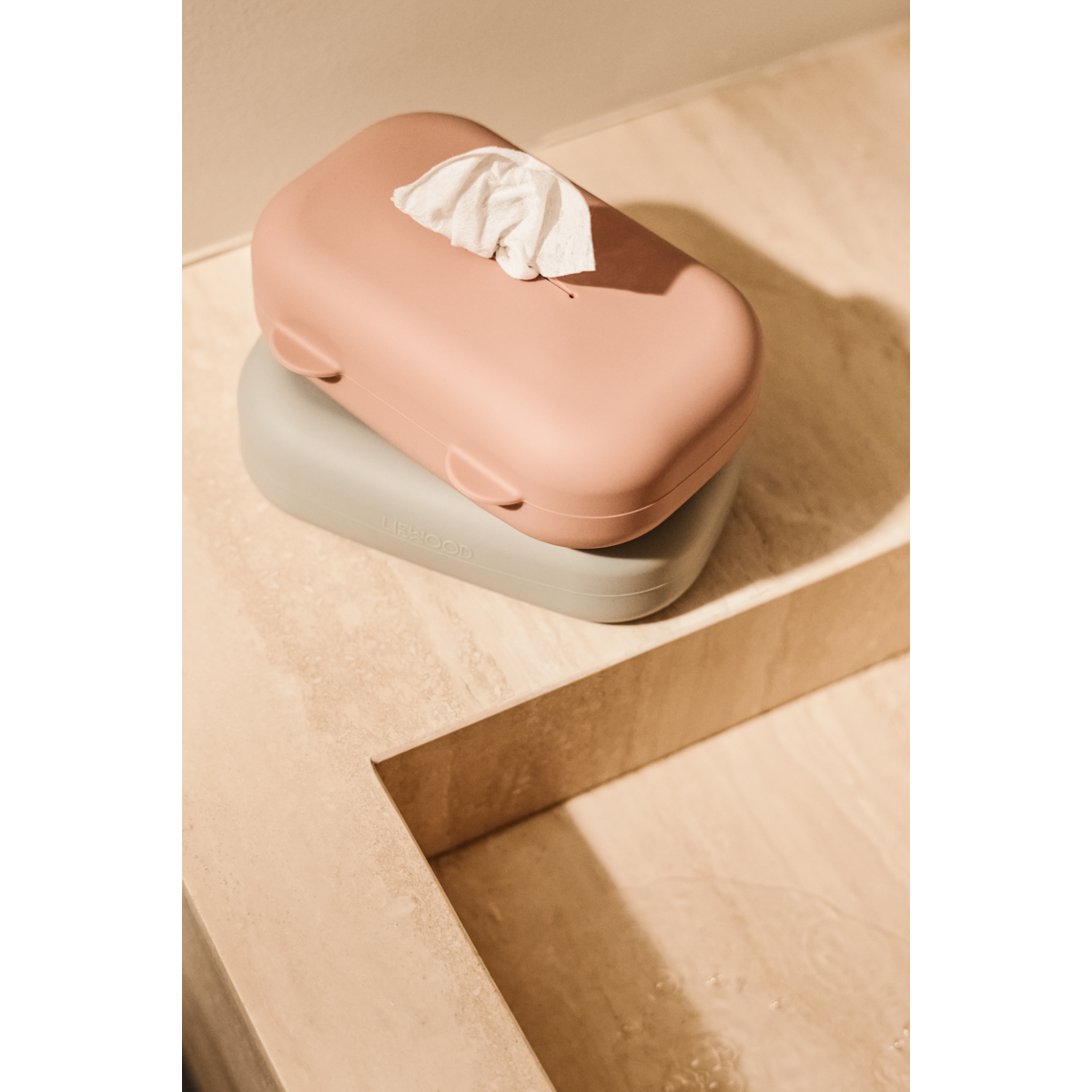 Liewood Emi Wet Wipes Cover - Pale tuscany - WET WIPES COVER
