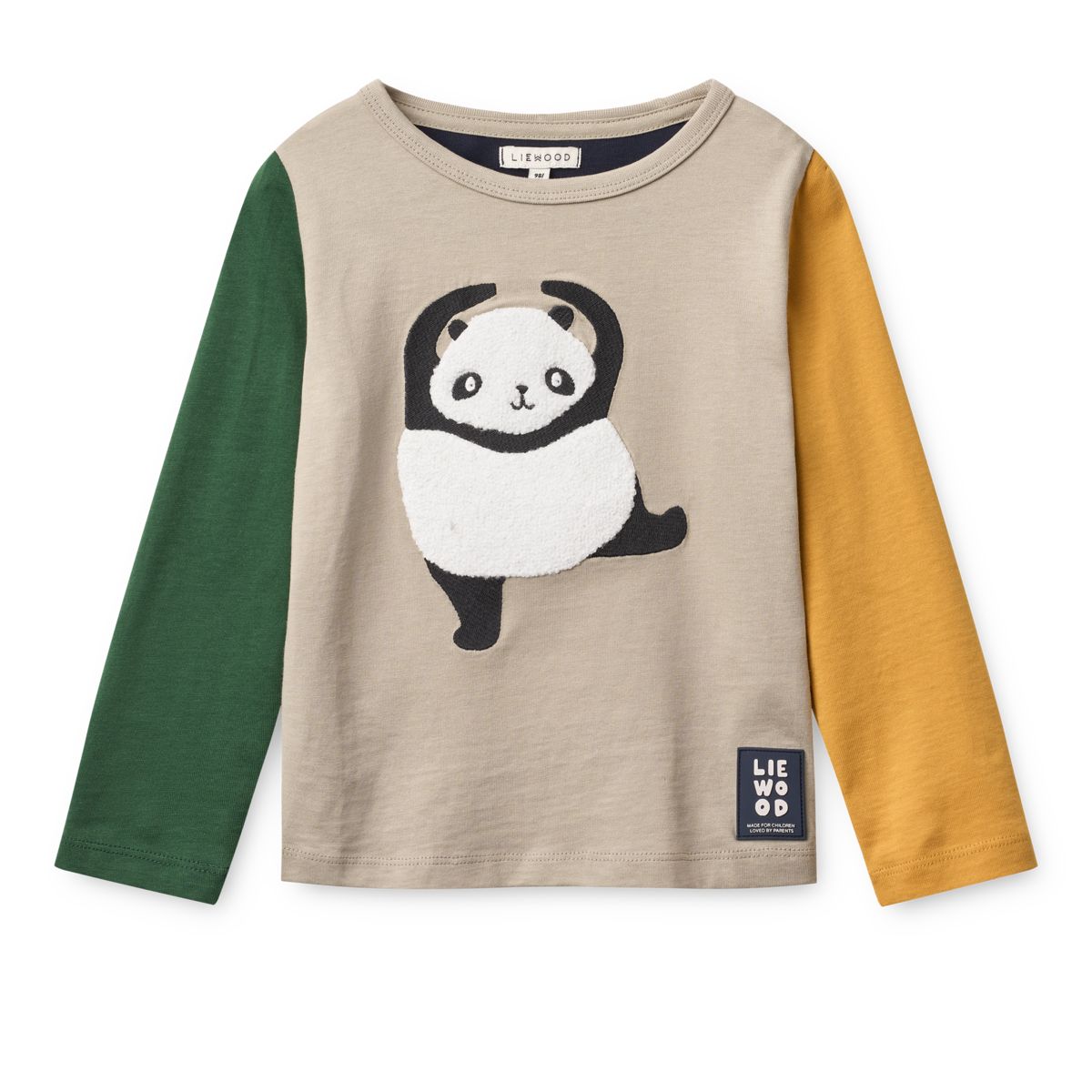 Liewood Apia Long-sleeve t-shirt - Panda / Mist / Classic navy multi mix - TSHIRT