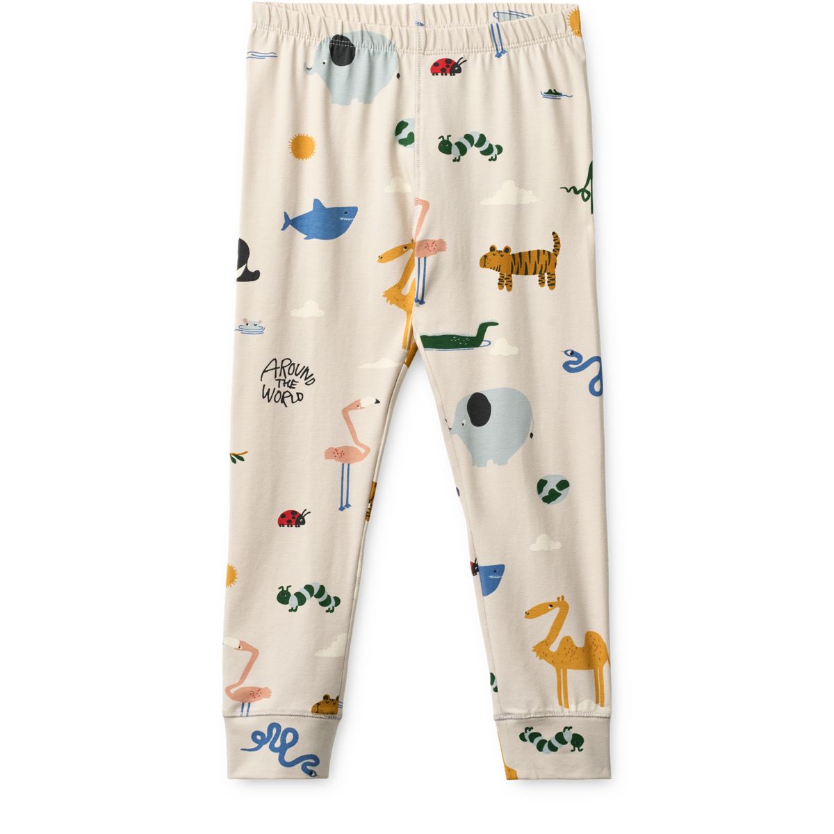 Liewood Wilhelm Printed Pyjamas Set - Around the world / Sandy - PYJAMAS SET