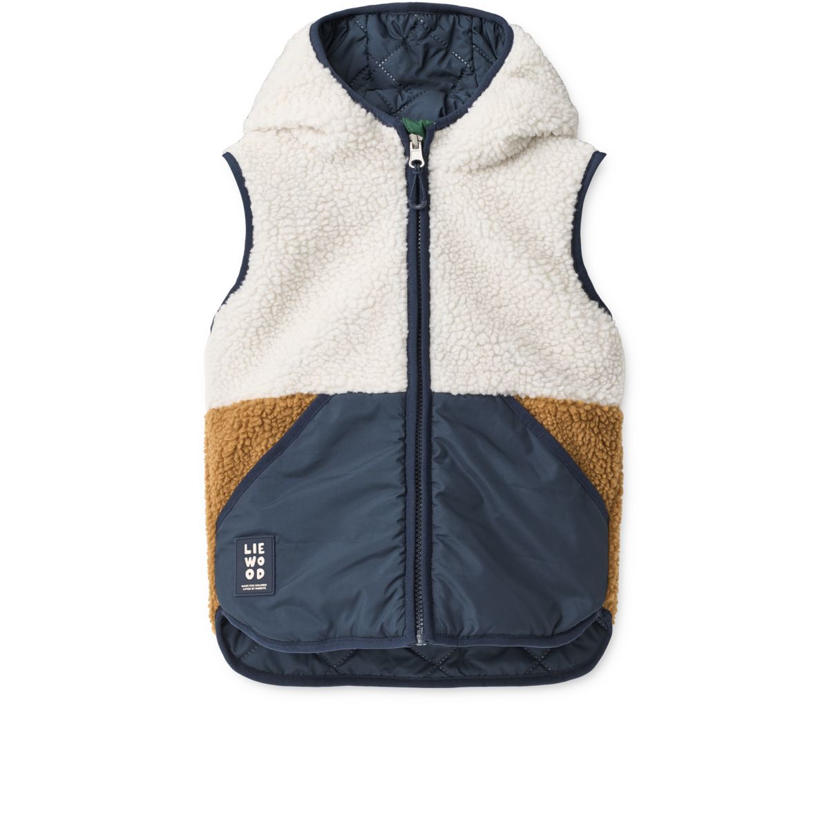 Liewood Diana Reversible Vest - Classic navy multi mix - VEST