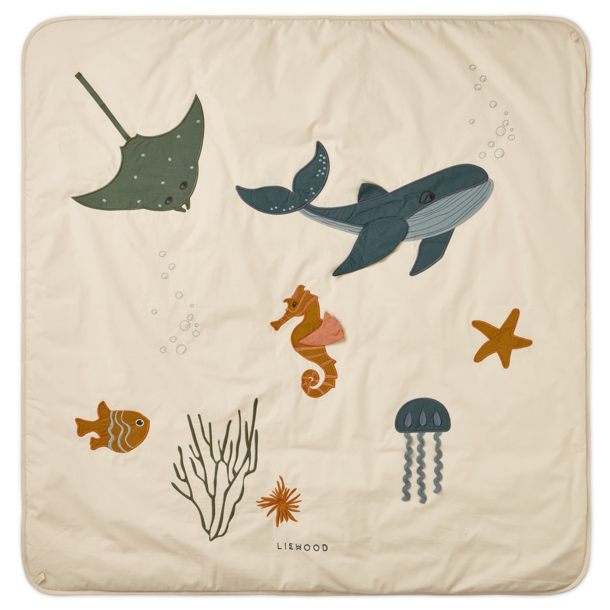 Liewood Glenn Activity Blanket - Sea creature / Sandy - ACTIVITY BLANKET