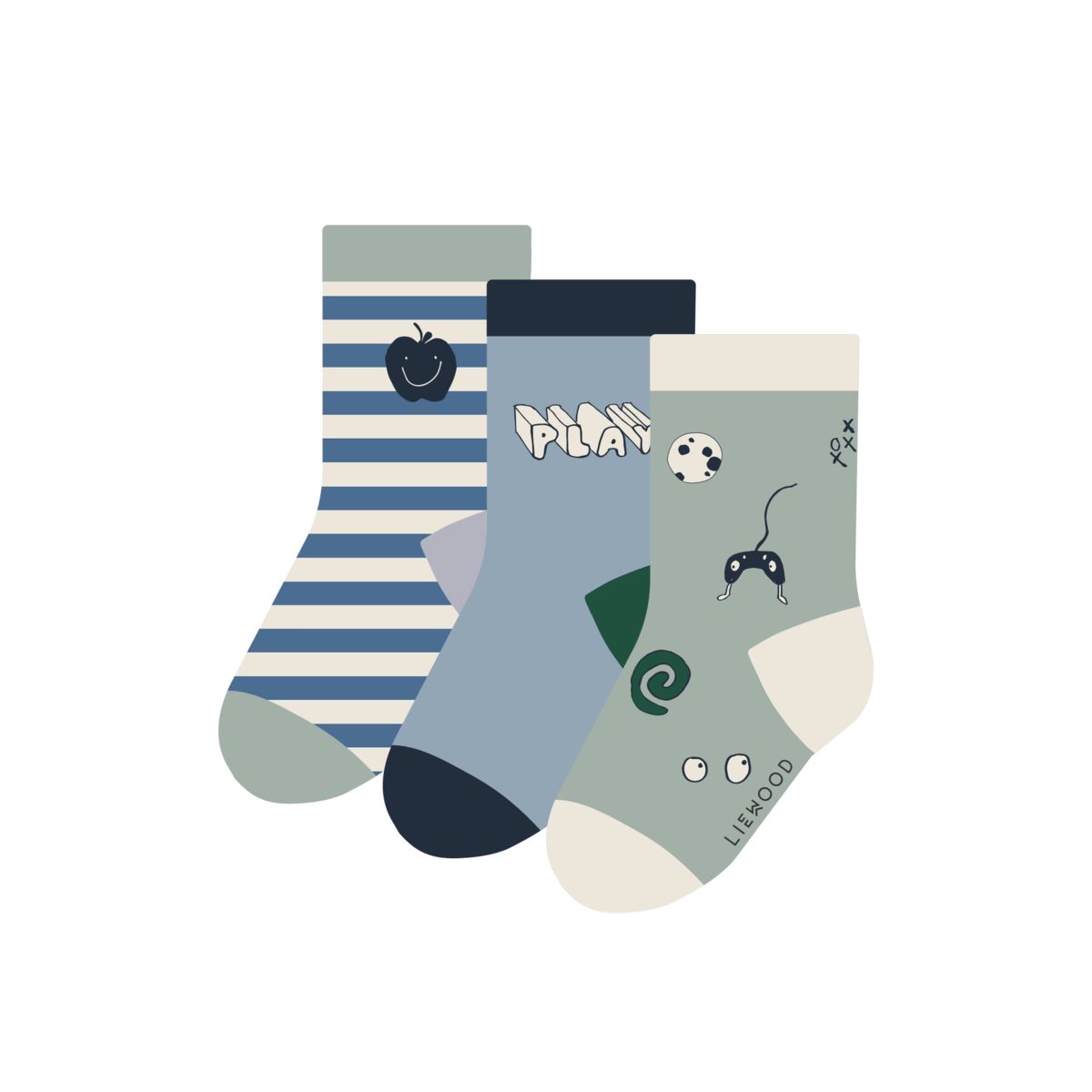 Liewood Silas Socks 3-Pack - Play mix - SOCKS/STOCKINGS